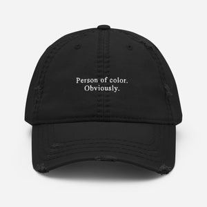 Person of color hat