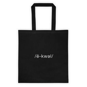 Equal tote bag